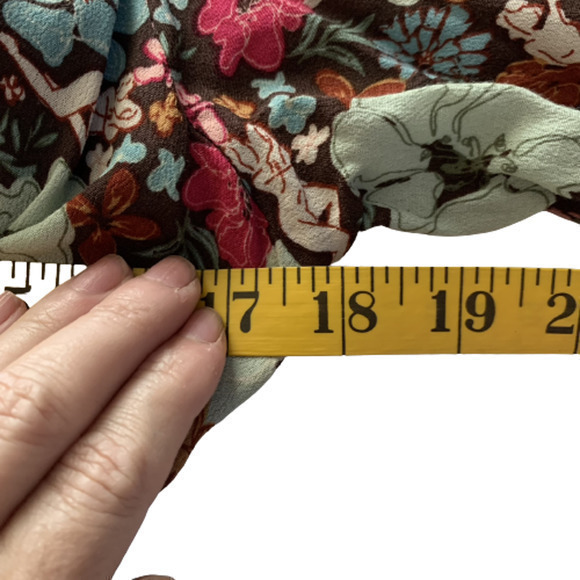 FRNCH Paris Aida Small Multi-Color Floral Open Tie-Back Midi Dress - NWT - Picture 16 of 16